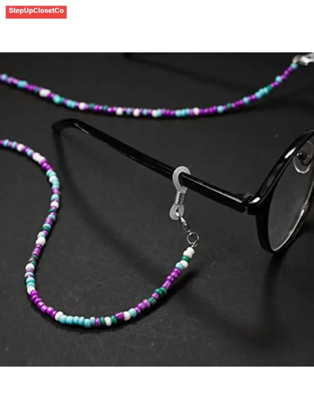 8 Beaded Eyeglass Chains Multicolor Sunglass Holder Neck Strap Glasses Lanyard